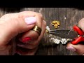 ❀ PULSERA DE FLORES con PERLAS, mostacillas o chaquiras ❀TUTORIAL