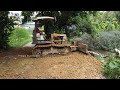Completed land size 5mX10m to pushing stone on Flooded land by Dozer with 5ton Trucks