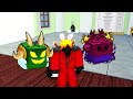 Trading To Kitsune With 10 Random Fruits (Blox Fruits)