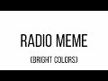 Radio Meme Background