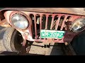 Flat fender Willys jeep