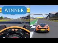 F1 vs Supercar with 30 seconds lead!! WHO WINS?? | #f122 | Gametosurvive-Racing