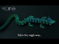 3D Printed Crystal Dragon Sensory Fidget Toy | Wyvern's Hoard