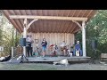 Band at the Errington farmers market