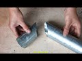 Cách tạo góc vuông 90 độ  cho ống tròn từ A _ Z  nhanh nhất !  Secret Pipe cutting tricks