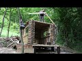 From scratch: Construction of a mountain hut from used materials