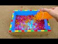 Satisfying ASMR | Making Rainbow Morrish Idol Fish Bathtub by Mix SLIME Rainbow Beads CLAY Coloring