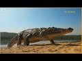 Here's What Happens Next! Mad Crocodile Fierce Attack & Kill Lion For Awake It From Nice Dream