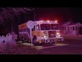 Fire Fighter Catches Fire Two Alarm Structure Fire Brick New Jersey 2/10/24 (No Injuries)