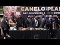 Canelo Álvarez pierde el control y golpea a Plant