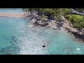 Waikoloa beach flyover turtle spotting