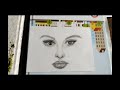 #face shading with graphite pencil step by step#girl face shading