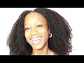 How to blend natural leave out with a Real 4C hair texture bundles sew in, no heat | Curlsqueen hair