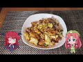 【ゆっくり料理】包菜炒肉片（日式回鍋肉）【ホイコーロー】