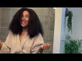 SELF CARE MOTIVATION | shower routine & natural hair and skin care 🚿