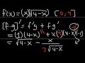 Rolle's Theorem Explained and Mean Value Theorem For Derivatives - Examples - Calculus