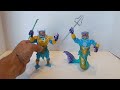 MASTERS OF THE UNIVERSE ORIGINS/ TURTLES OF GRAYSKULL MUTATED MERMAN OPEN BOX REVIEW!