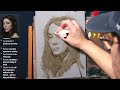 LIVE! Oil Painting Session | Starting a NEW Portrait (OLD SCHOOL)
