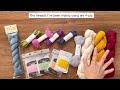 SASHIKO tools and materials I'm currently using - March 2024 -