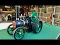New Wilesco D405/2 Traction Engine with Many Mods Incl a Bix  Gas Burner- Steam Up & Running Session