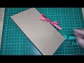 MINI Scrapbook Base Tutorial With Measurements | Craft Ideas | School Project