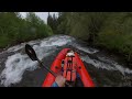 Packrafting the Zig Zag River, Mt Hood