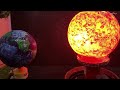 Earth rotation and revolution project model | 4 in 1 project model -Solar & Lunar eclipse demo model