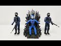 Gridiron Studios THRONE - 1/18 Scale Delta-17, Strike Force Alpha, Vintage GI Joe o-ring figures