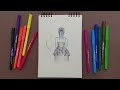 Easy girl drawing step by step / learn how to draw