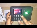 CP Plus Biometric Attendance System Installation