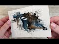 Abstract watercolor technique