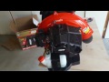 Echo PB580T Professional Grade  Leaf Blower Unboxing assembly and first start