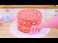 Tasty Mini Rainbow Cake 🌈Sweet and Fun Miniature ChupaChups Jellies Candy Making ️🎉Mini Cakes