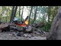 Time-lapse campfire Wayne National Forest