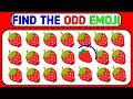 FIND THE ODD EMOJI OUT by Spotting The Difference! 97 #emoji #puzzle #emojichallenge#oddoneemojiout