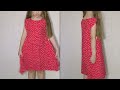Fastest way to cut and sew a summer dress in 5 minutes for beginners!