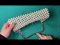 TUTORIAL | PARTE 1 | Bolsa de cuentas con marco de metal | Framed beaded bag