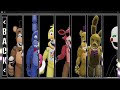 All Roblox FNAF Springlock Failure Animations Compilation