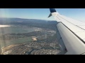 Flying - Landing Into San Francisco International Airport (California, USA) on Alaska Airlines