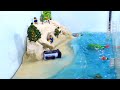 Lego Natural Disaster - Tsunami Dam Breach Experiment - Wave Machine vs Lego People