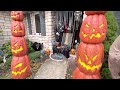 Halloween yard haunt 2022 daytime