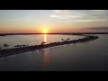 Dunedin causeway  shark at Sunset ￼9/7/22