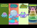 My Singing Monsters, Lost Landscapes, Monster Exolorers, Fanmade, Humbug Island Redesign Comparisons