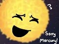 Mercury after getting hit by the 9892928th solar flare || #solarballs animation / meme