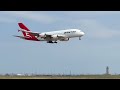Qantas A380 landing at DFW