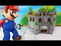 Pista Hotwheels de Mario Kart Rainbow Road - ¡Vídeos de aprendizaje de juguetes para niños!