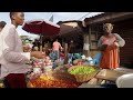 RAW FOOD MARKET IN GHANA ACCRA MAKOLA