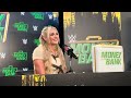 Tiffany Stratton Shares Her Strategy for Cashing In | WWE Money in the Bank Press Conference