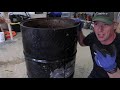 HOW TO MAKE A BURN BARREL--- THE SECRET TO BURNING CLEANER!