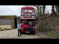 Driving a London bus - the iconic AEC Routemaster! With @PeteAndHisBus